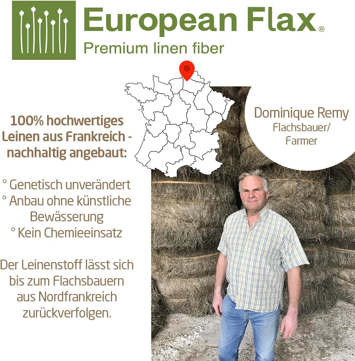 Geschirrtücher aus Halbleinen - 3er Set - 70 x 45 cm