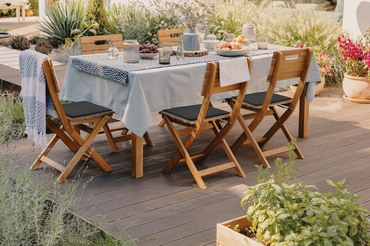 Sitzkissen aus Kunstleder und Filz – Rechteckig, Waschbar, Für Indoor und Outdoor