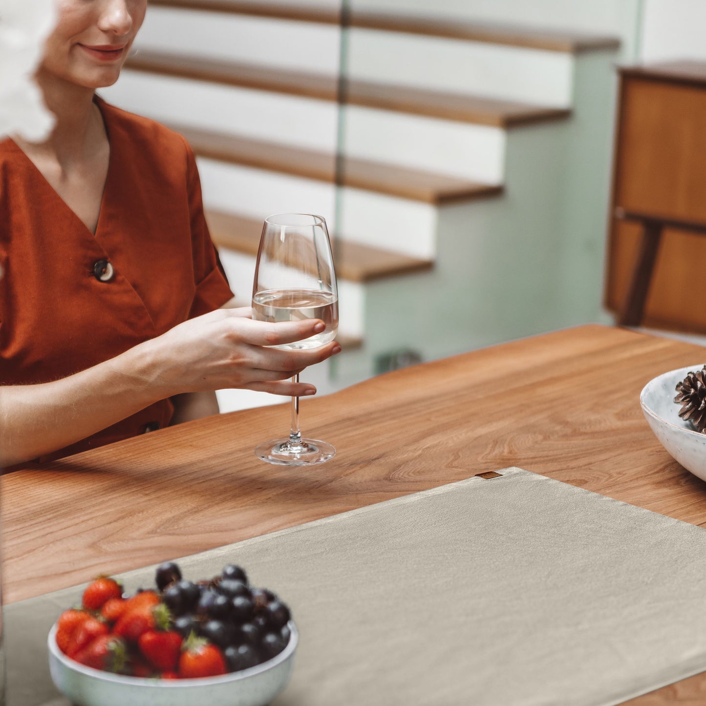 Premium Tischläufer aus 100% Leinen - 40 x 150 cm