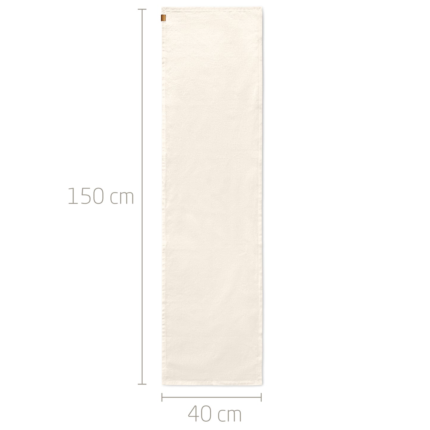 Premium Tischläufer aus 100% Leinen - 40 x 150 cm