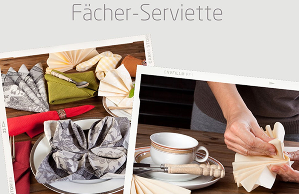 DIY Fächer Servietten | MIQIO® Design