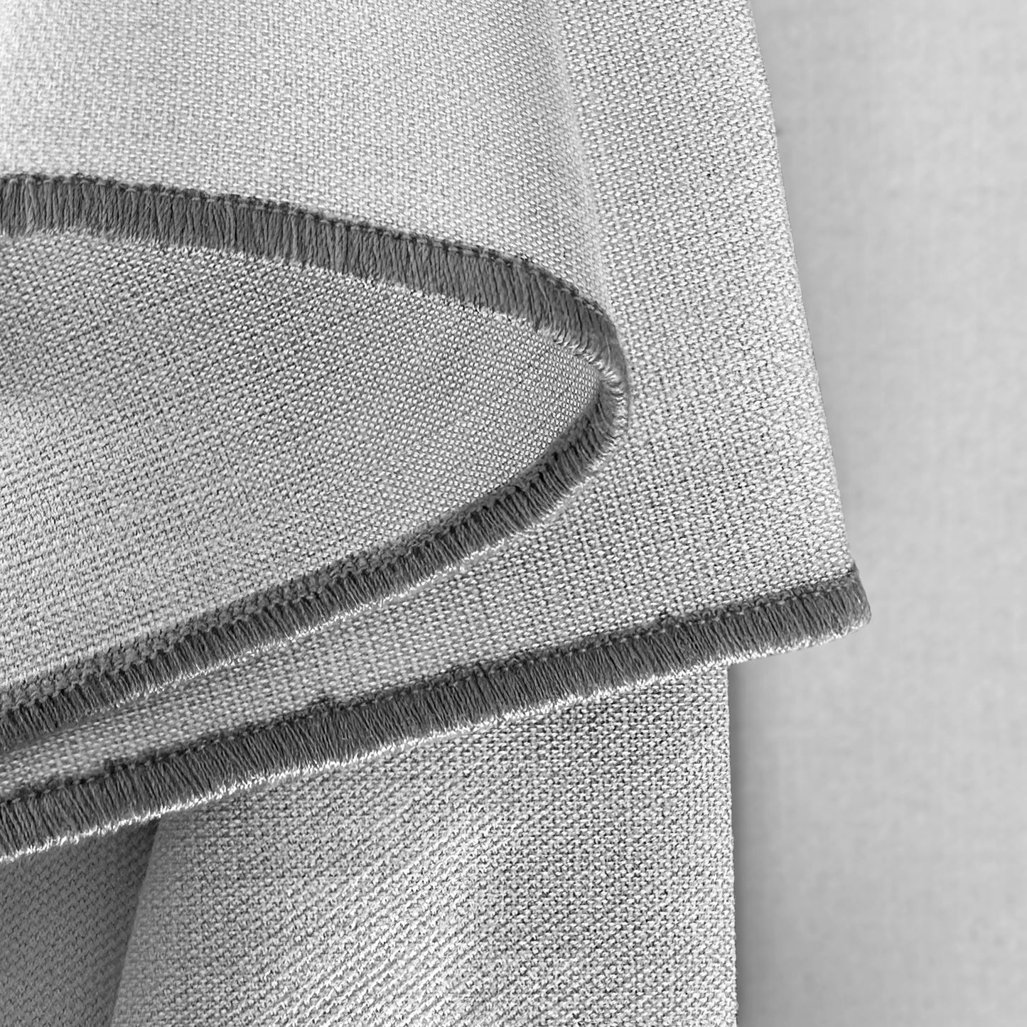 Stoffservietten aus 100% Bio-Baumwolle mit edler Ziernaht - 6er Set - 45 x 45 cm