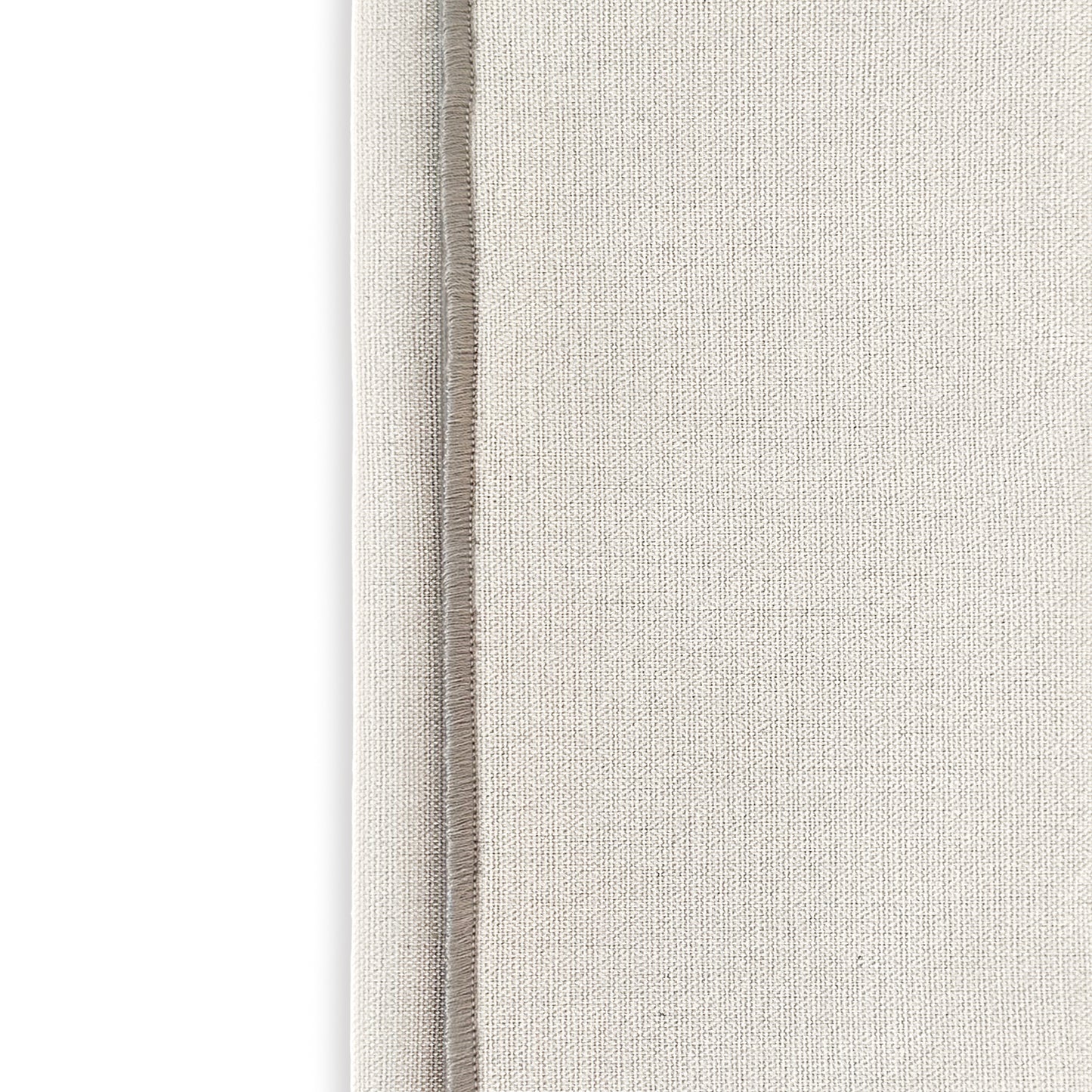 Stoffservietten aus 100% Bio-Baumwolle mit edler Ziernaht - 6er Set - 45 x 45 cm