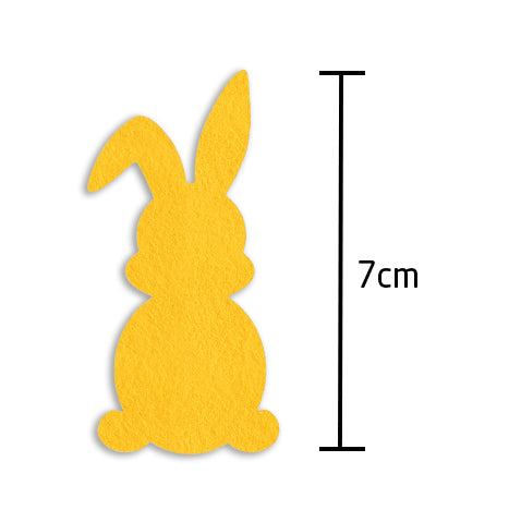 Filz Osterhasen – 6er-Set Streudeko für Ostertisch und Osternest