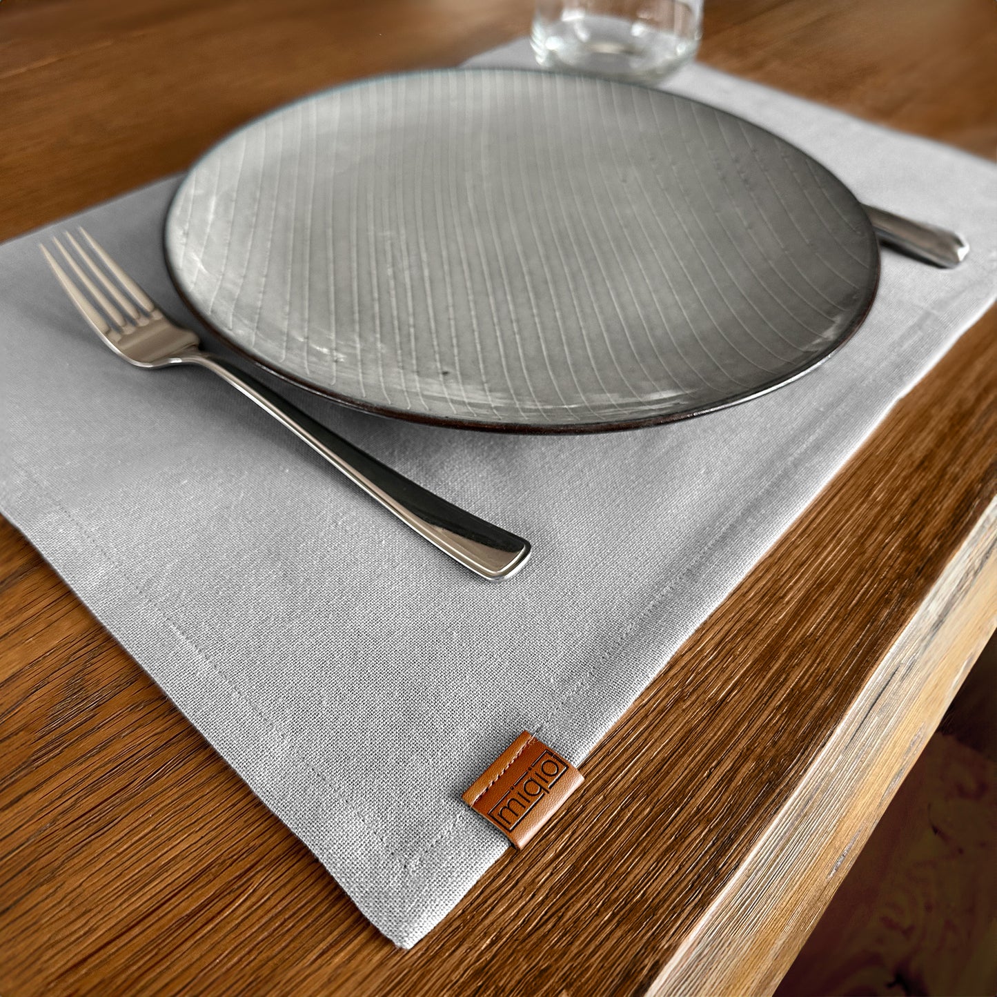 Premium Tischsets aus 100% Leinen - 6er Set - 44 x 30 cm