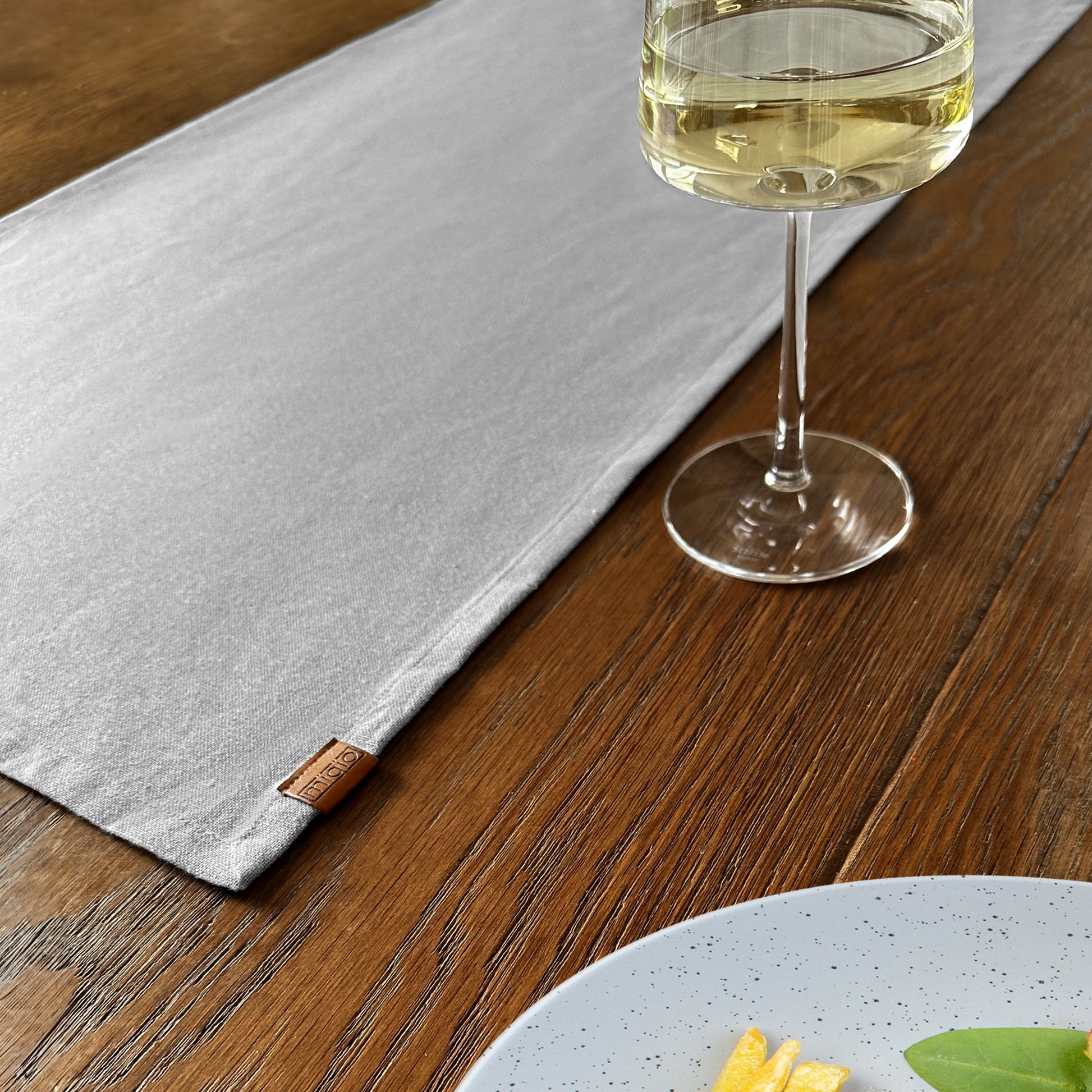 Tischläufer aus 100% Bio-Baumwolle - 40 x 150 cm – MIQIO® Design