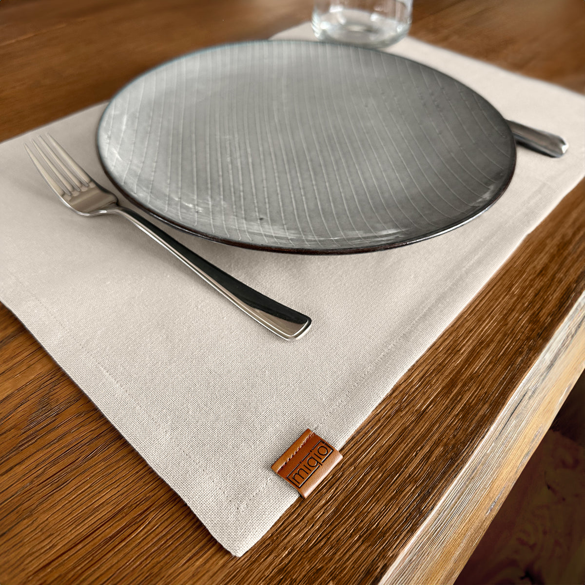 Premium Tischsets aus 100% Leinen - 6er Set