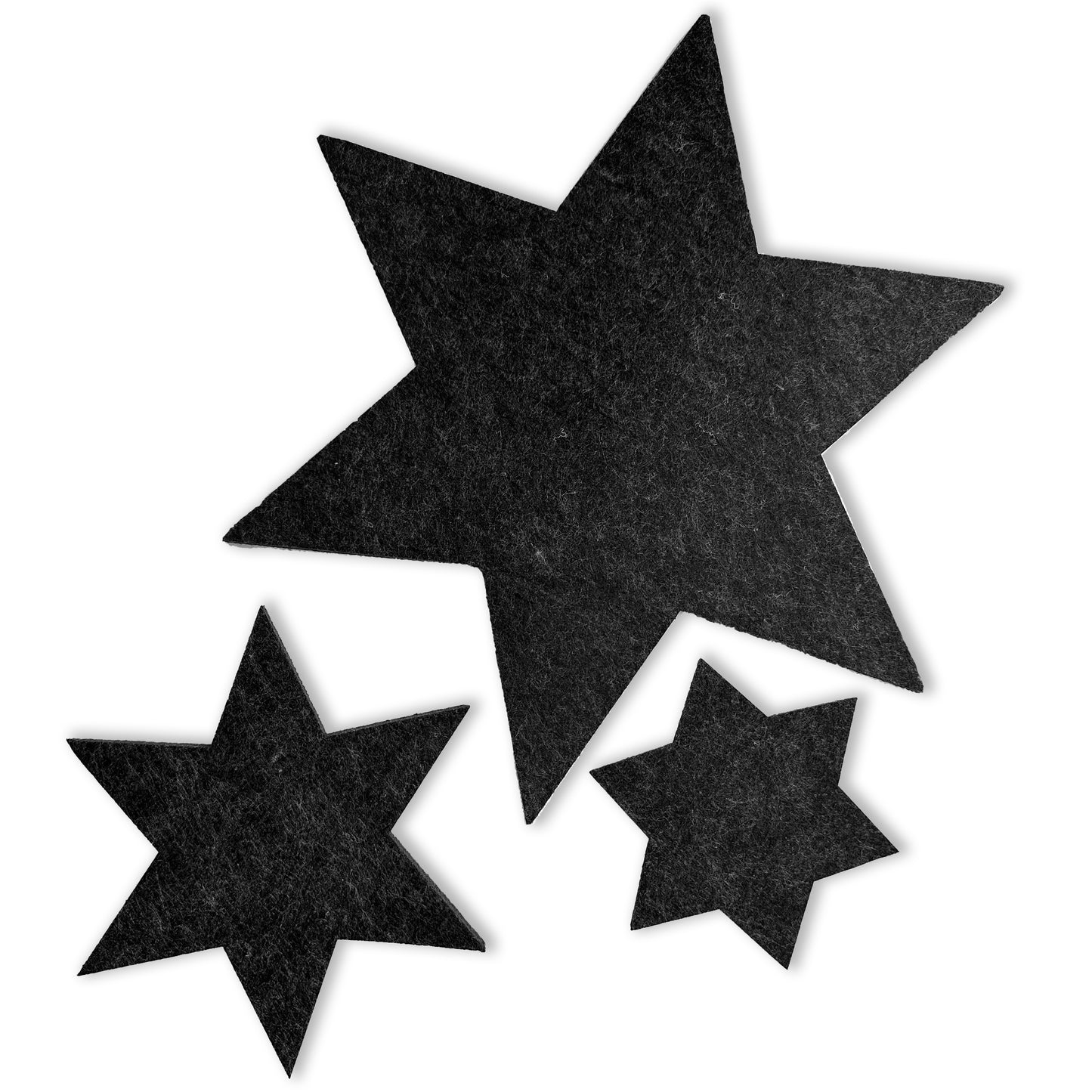 Filz Sterne 3er-Set – Weihnachtsdeko & Untersetzer