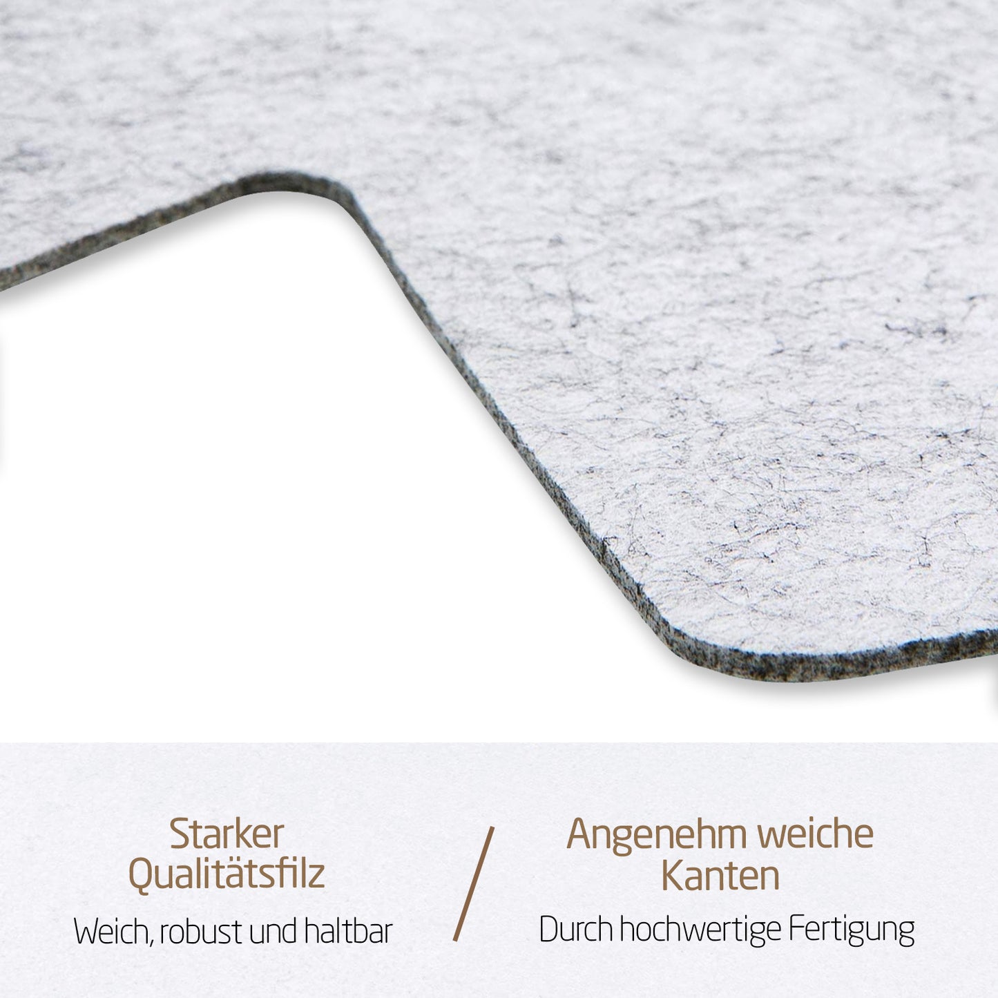 Pfannenschoner & Stapelschutz für Pfannen, Töpfe, Schüsseln - 6 Stück in Ø33cm, Ø29cm und Ø25cm
