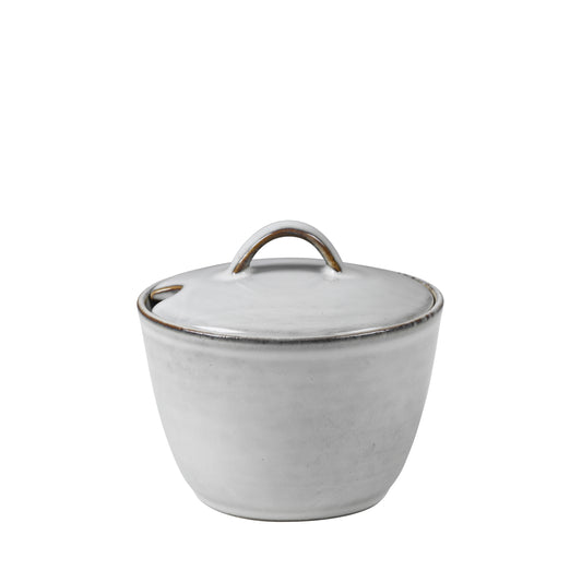 Zucker Schale "Nordic Sand" mit Deckel